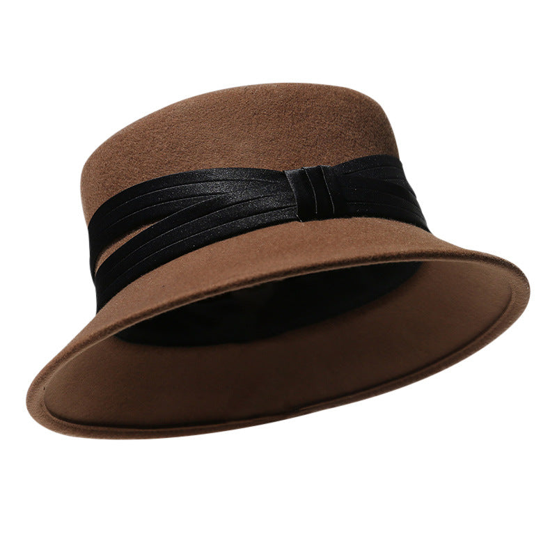 Women's Fashion Woolen Casual Fisherman Hat