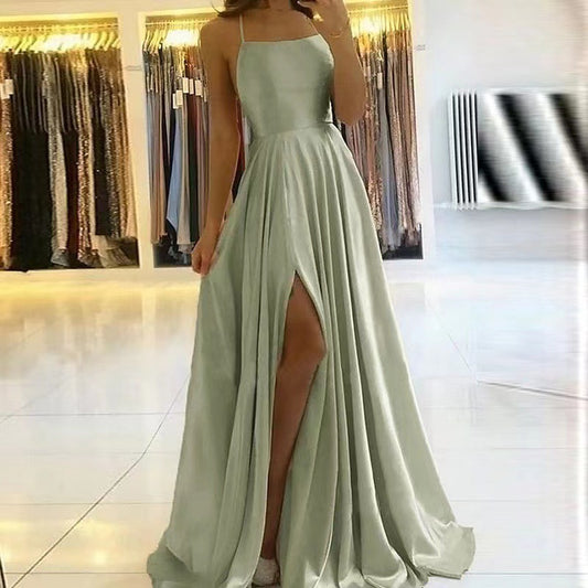 Evening Dress Prom Dress with Simple Split
