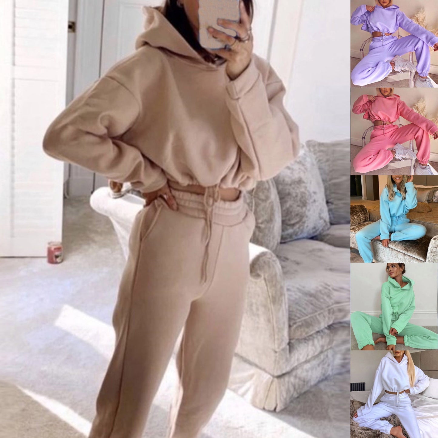 Jogging Suits Leisure For Women 2 Piece Sweat suits Casual Fitness Sportswear