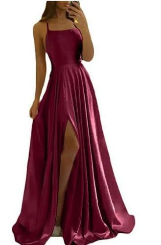 Evening Dress Prom Dress with Simple Split