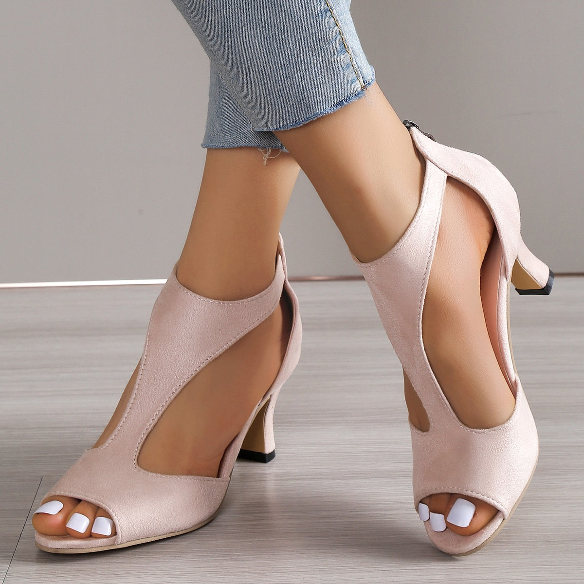 Women Linen Plain Wedge Sandals Bohemian Handmade Ladies Casual Comfortable Platform Pumps Shoes Heels