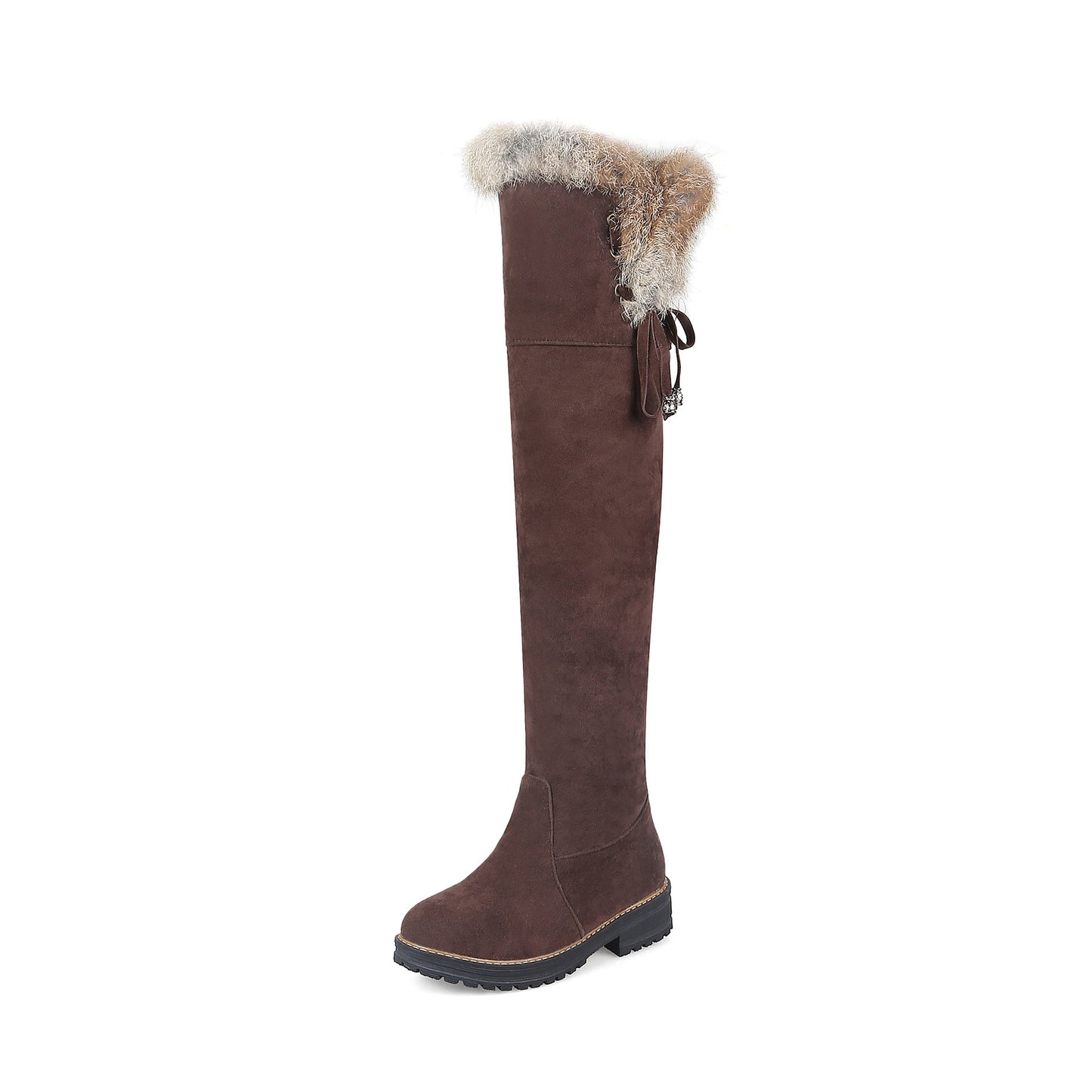 Autumn And Winter Plus Size Suede Over The Knee  Women's Boots