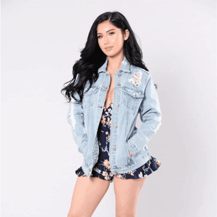 Plus Size Denim Jacket