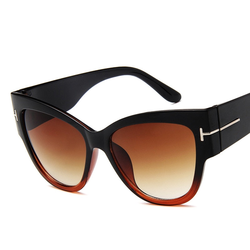 Women's Gradient Points Sunglasses with UV400 Lens