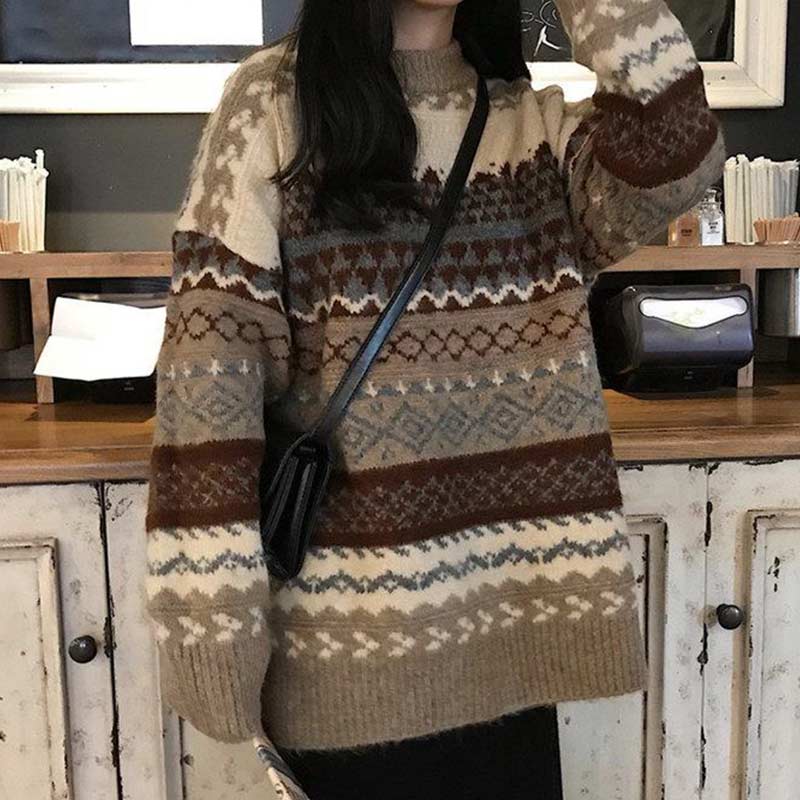 Vintage Oversized Pullover Sweater