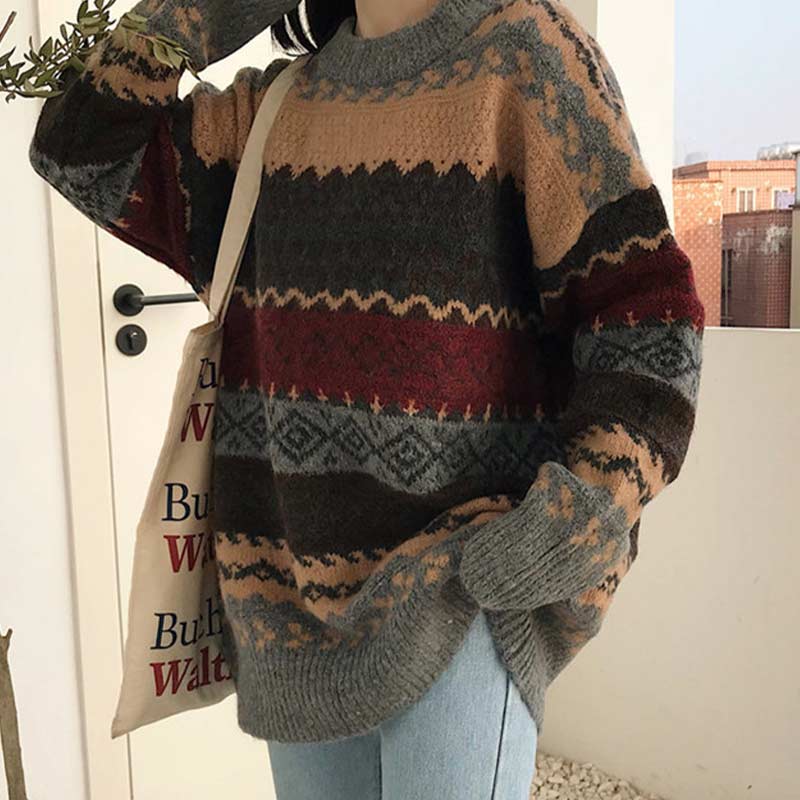 Vintage Oversized Pullover Sweater