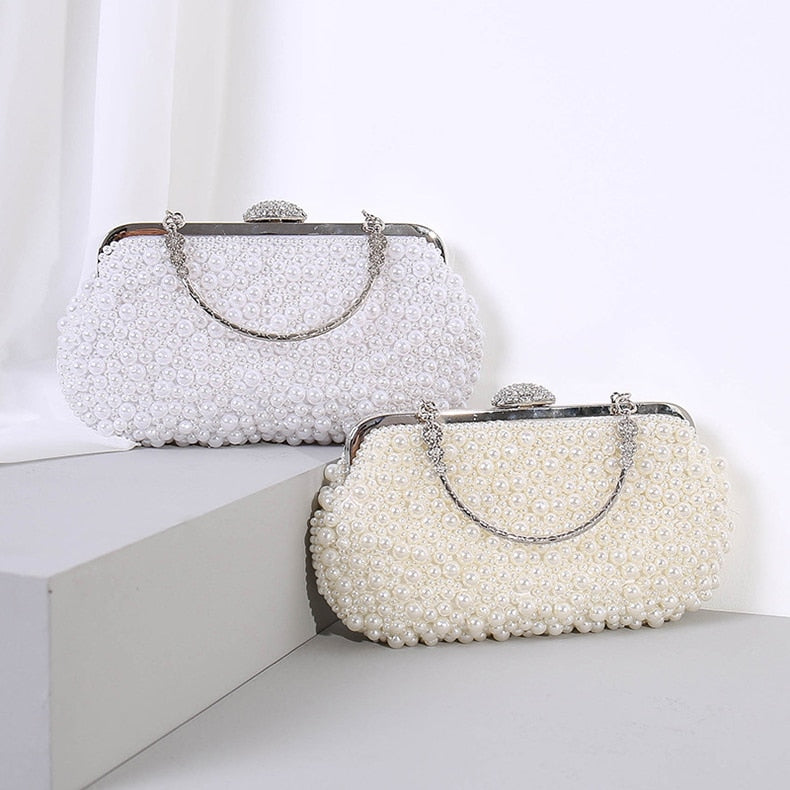 Luxury Pearl Clutch Bags