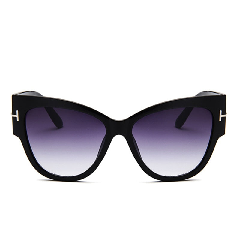 Women's Gradient Points Sunglasses with UV400 Lens