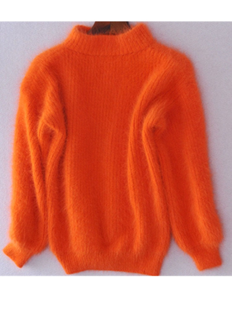 Retro Mohair Turtleneck Sweater