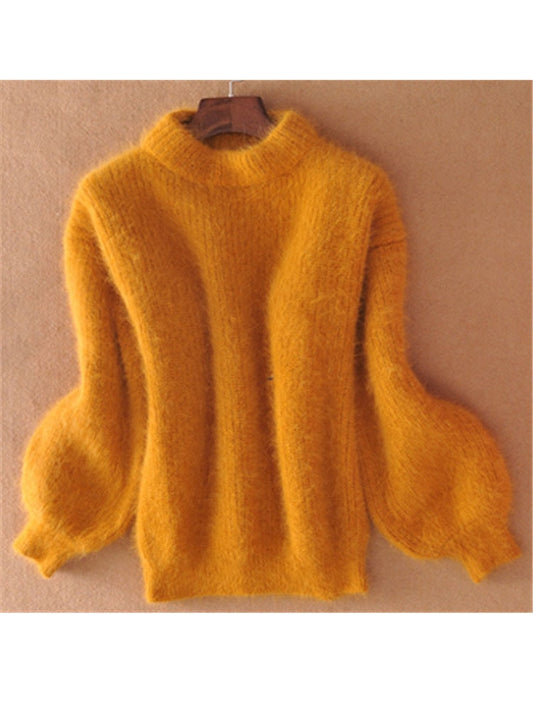 Retro Mohair Turtleneck Sweater