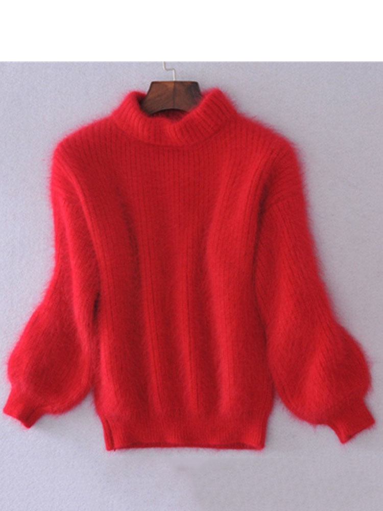 Retro Mohair Turtleneck Sweater