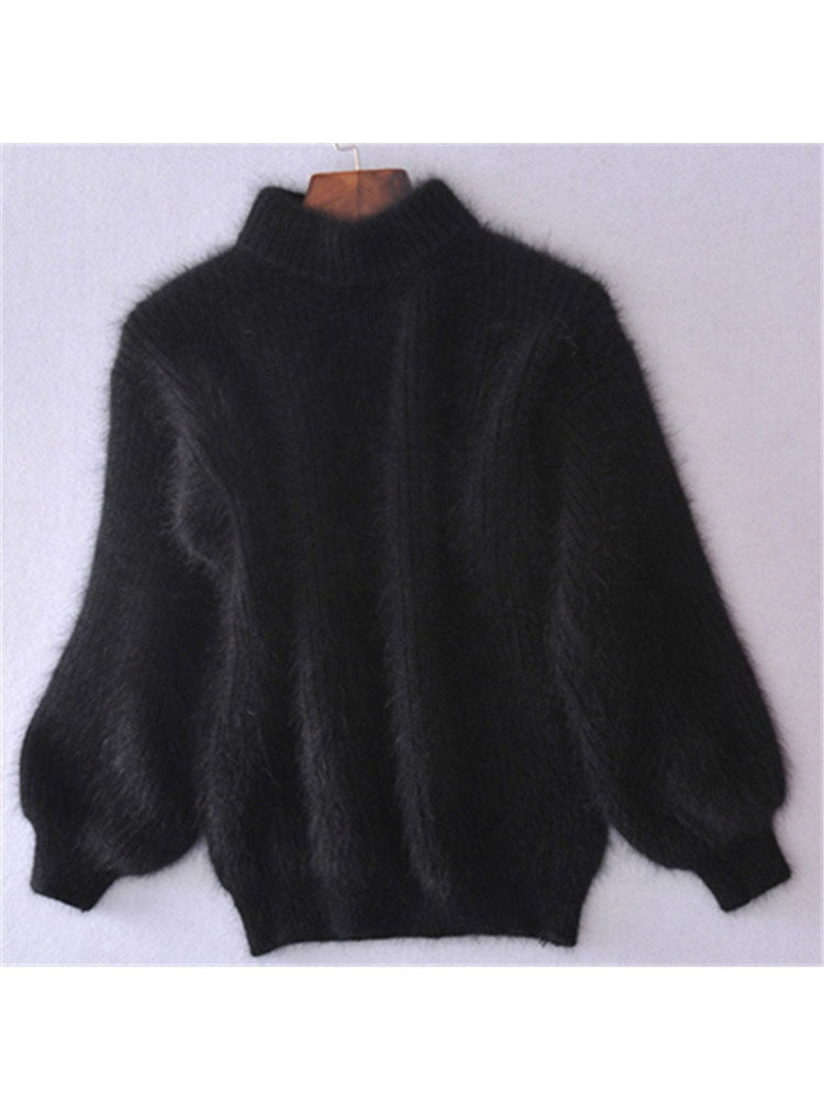 Retro Mohair Turtleneck Sweater