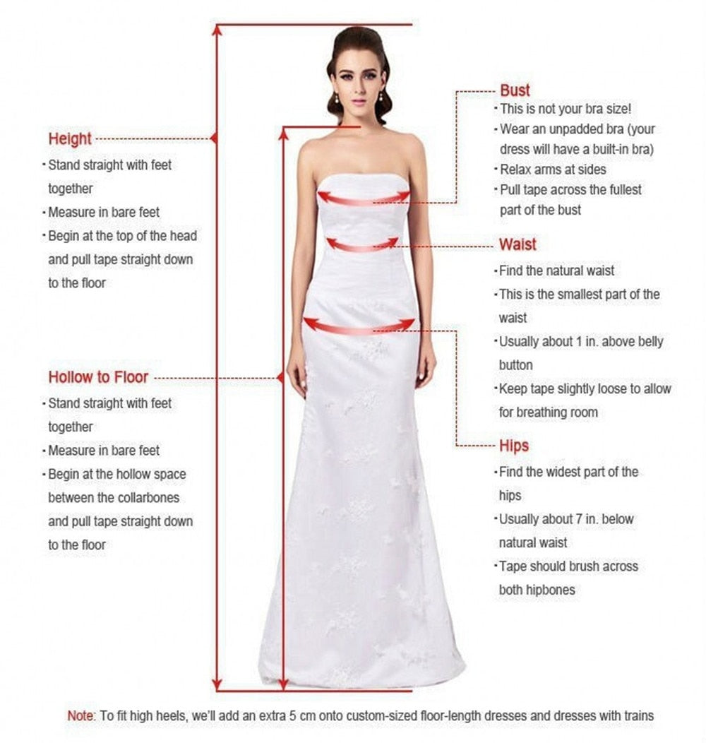 Luxury Mermaid Bridesmaid Dress w/ Sweep Train (Styles B, C, D)