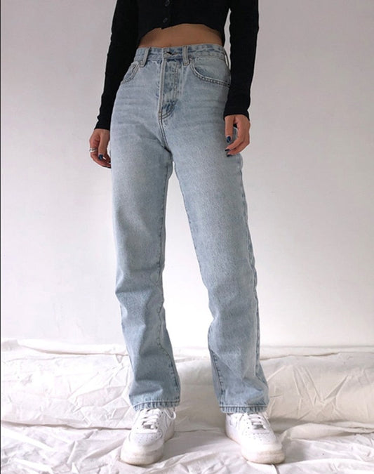 High Waist Baggy Jeans