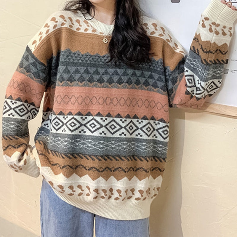 Vintage Oversized Pullover Sweater