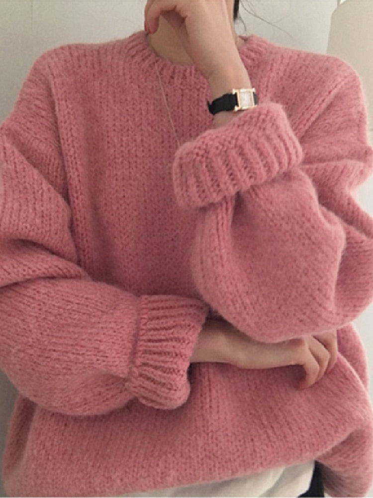 Soft Crewneck Pullover Sweater