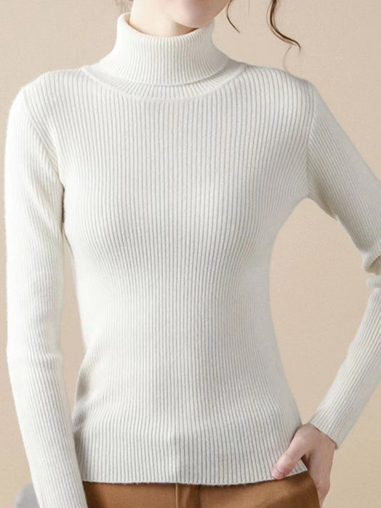 Soft Cashmere Turtleneck Sweater
