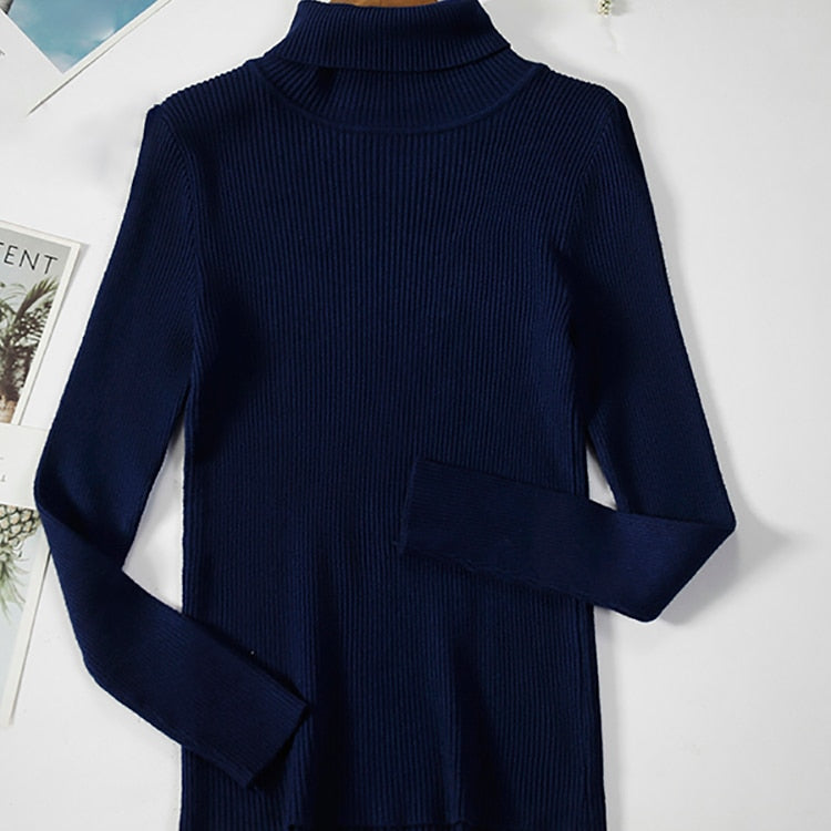 Soft Cashmere Turtleneck Sweater