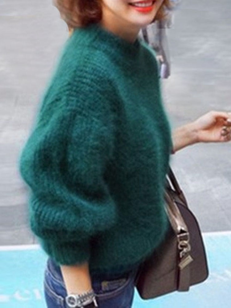 Retro Mohair Turtleneck Sweater