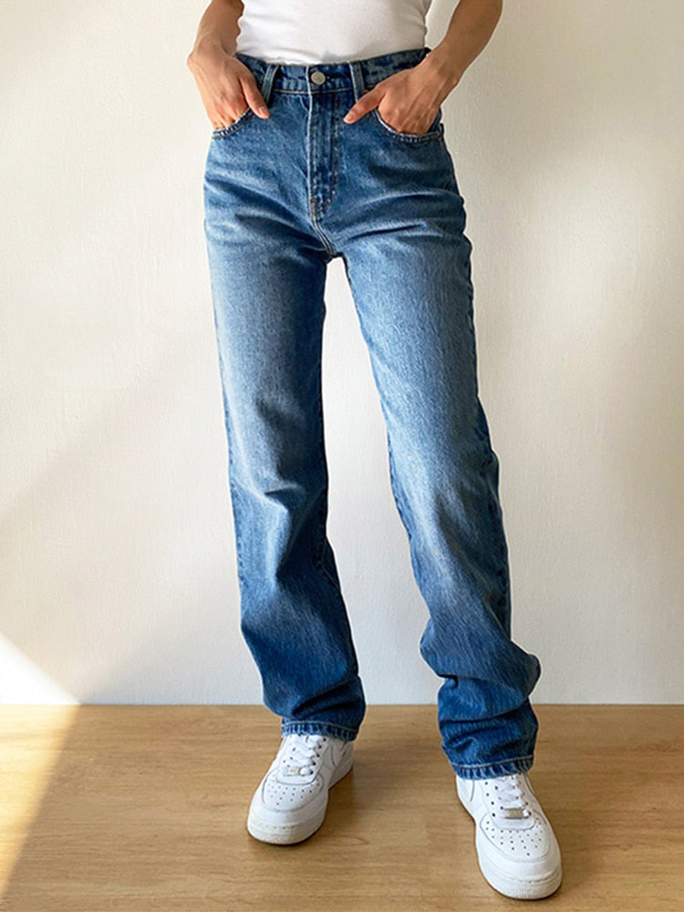 High Waist Baggy Jeans